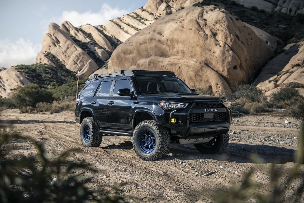 Front view of 2022 Toyota 4Runner with vehicle wraps