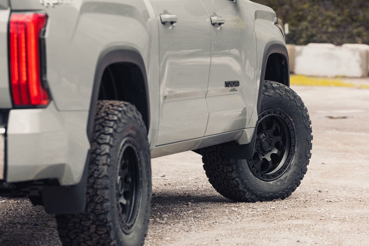 Interior of 2022 Toyota Tundra TRD Pro with wheels