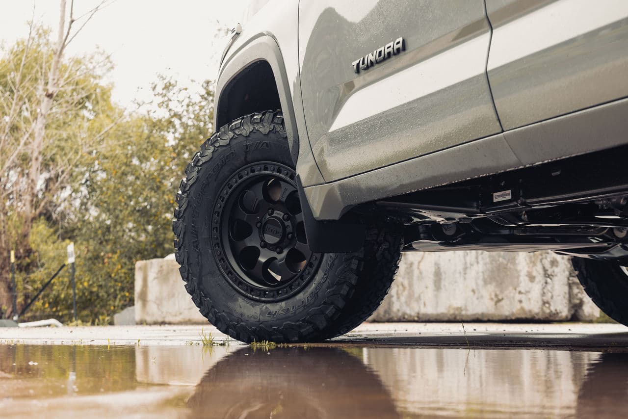 Detail view of 2022 Toyota Tundra TRD Pro with wheels