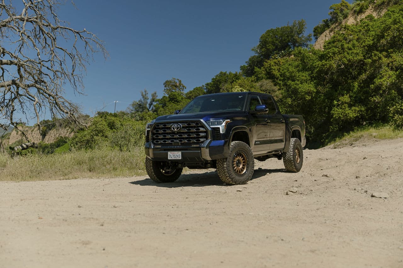 Detail view of 2022 Toyota Tundra with wheels