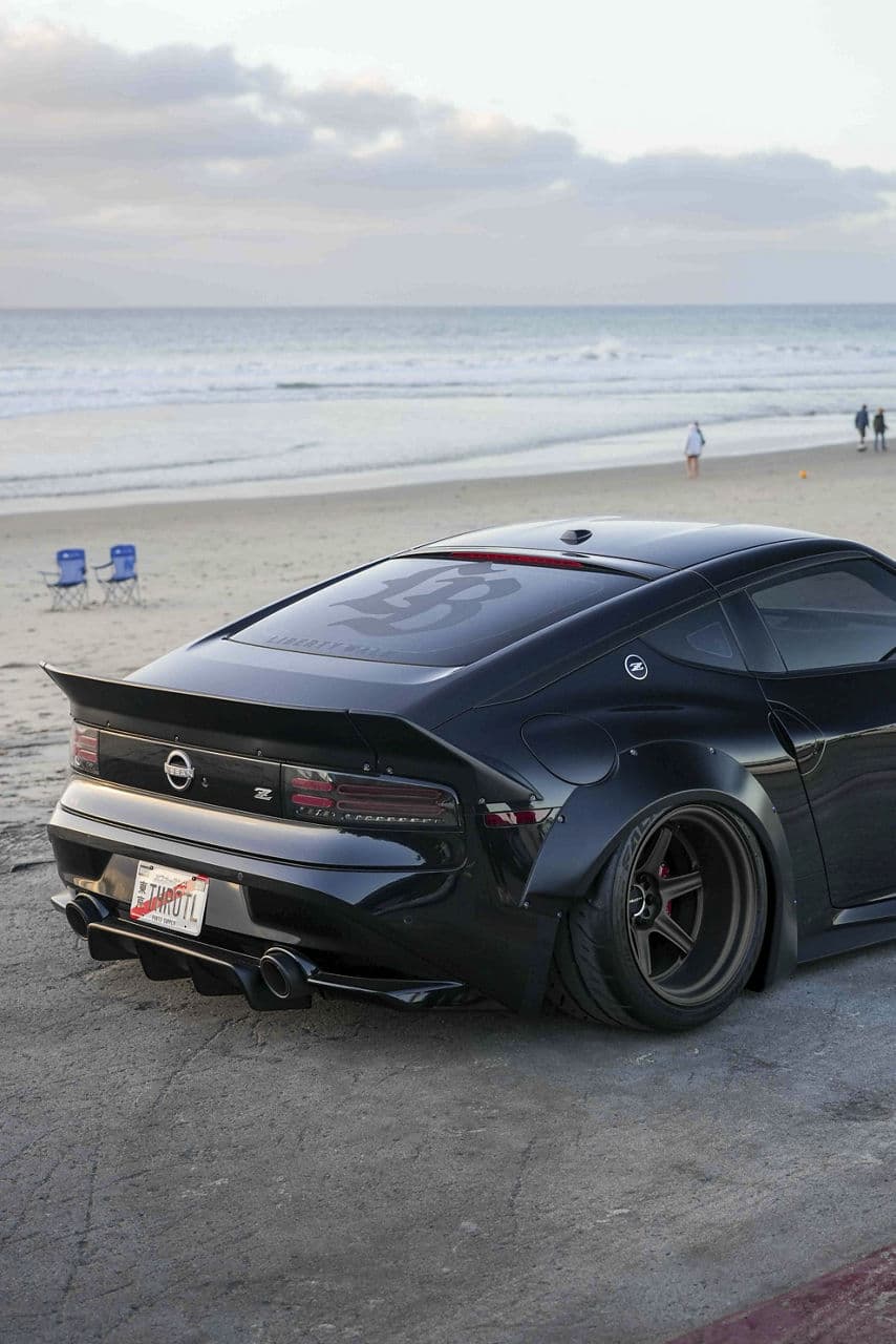 Interior of 2023 Nissan Z with wheels