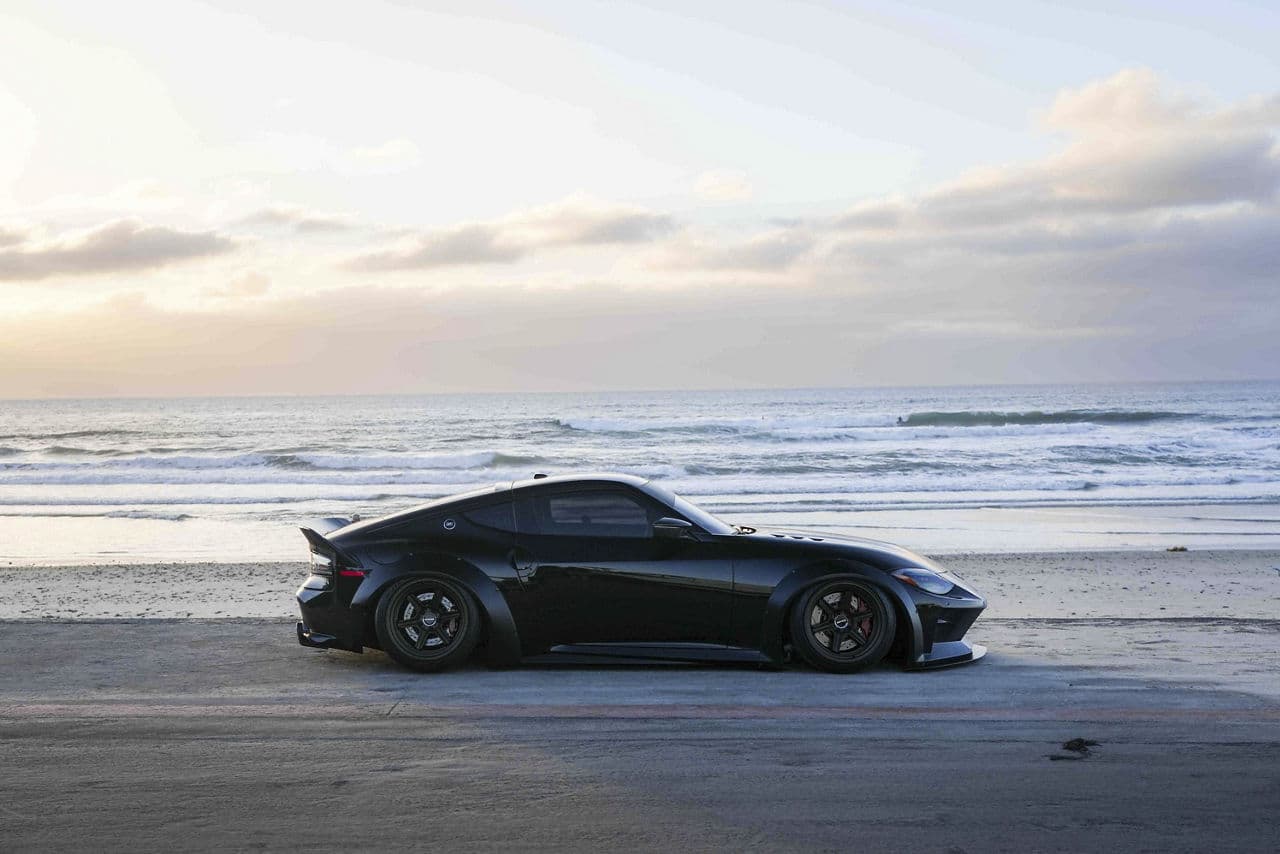 Detail view of 2023 Nissan Z with wheels