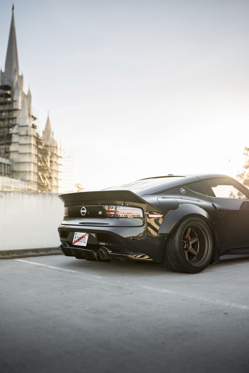 Detail view of 2023 Nissan Z with wheels