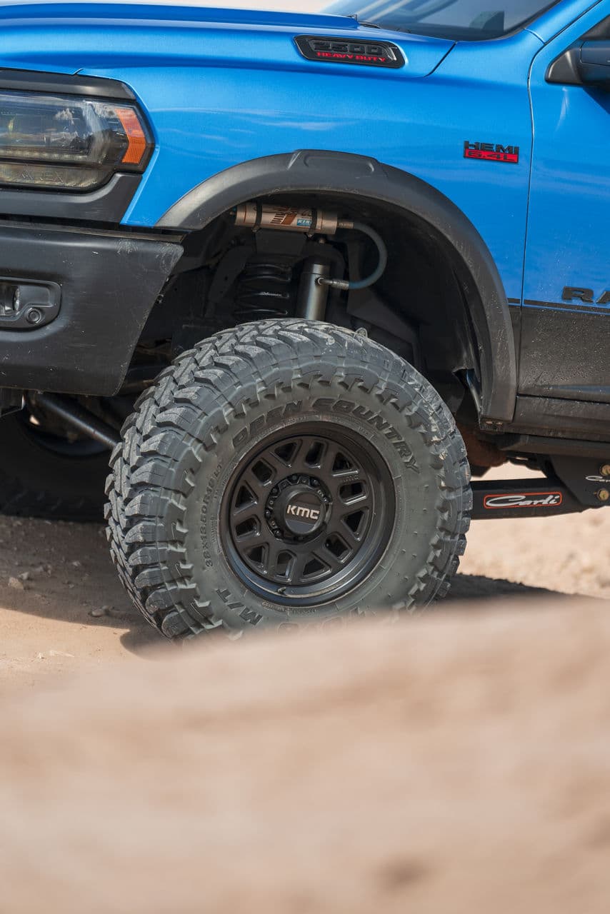 Detail view of 2023 Ram 2500 Power Wagon with truck suv wheels