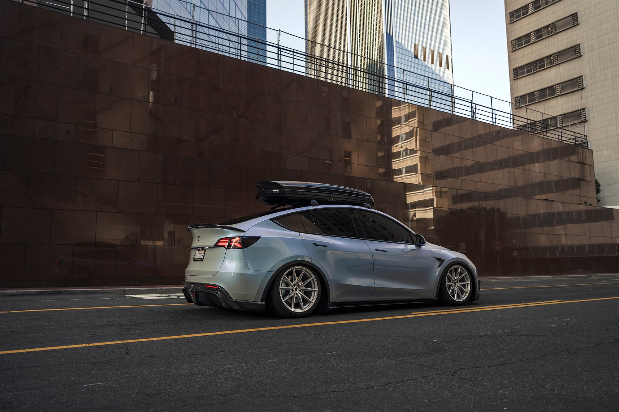 2023 Tesla Model Y — custom build, side profile
