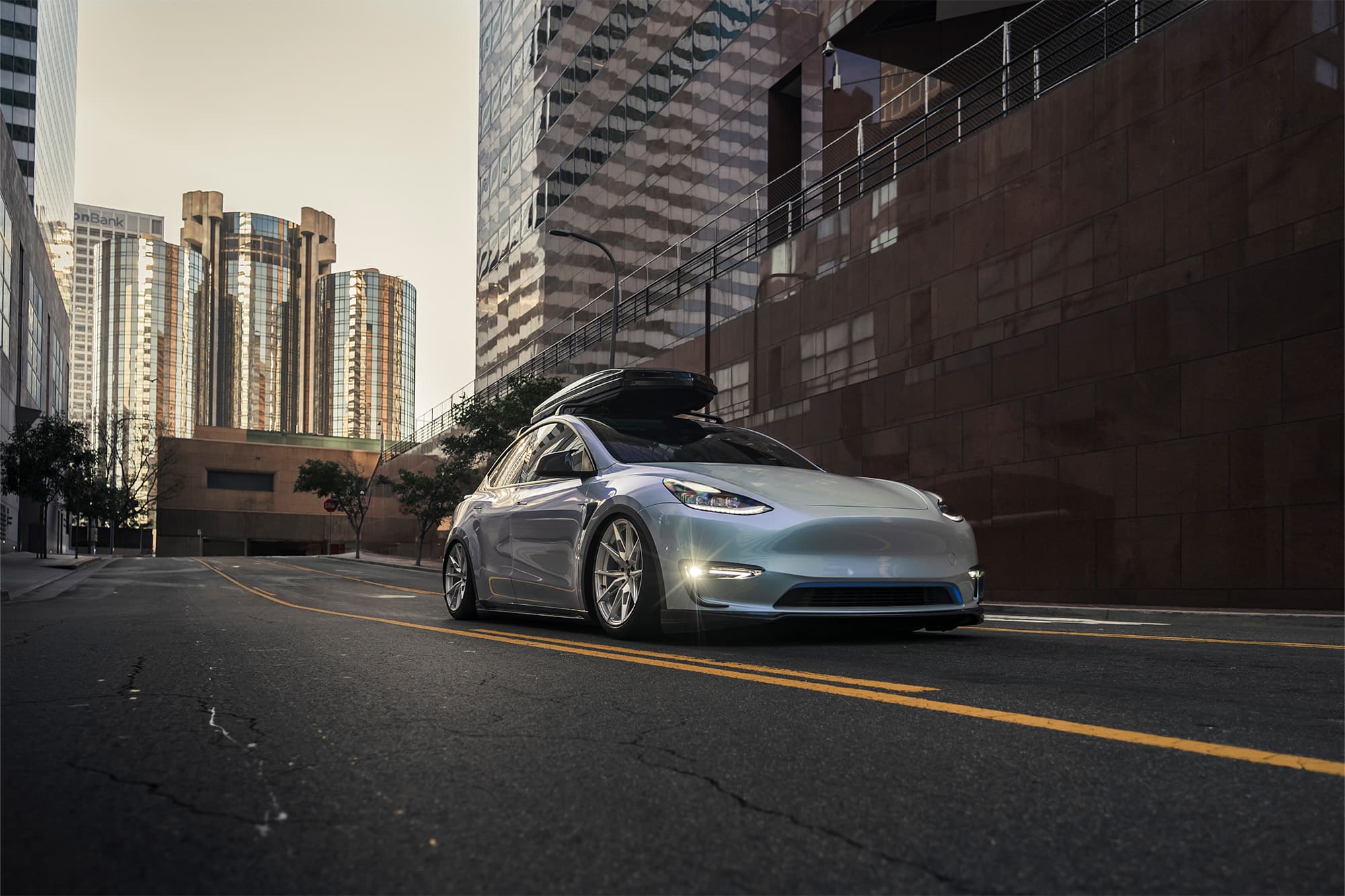 2023 Tesla Model Y — custom build, rear view