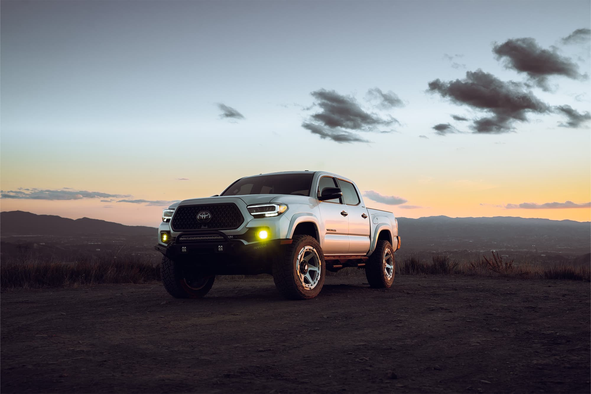 2023 Toyota Tacoma — custom build, front view