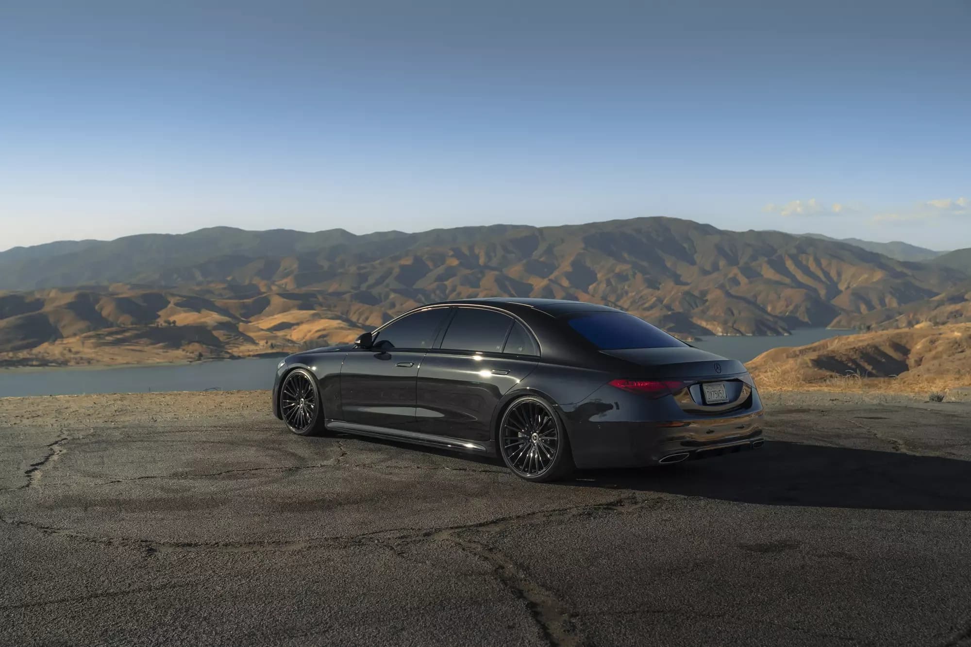 2024 Mercedes-Benz S-Class — car suspension, side profile