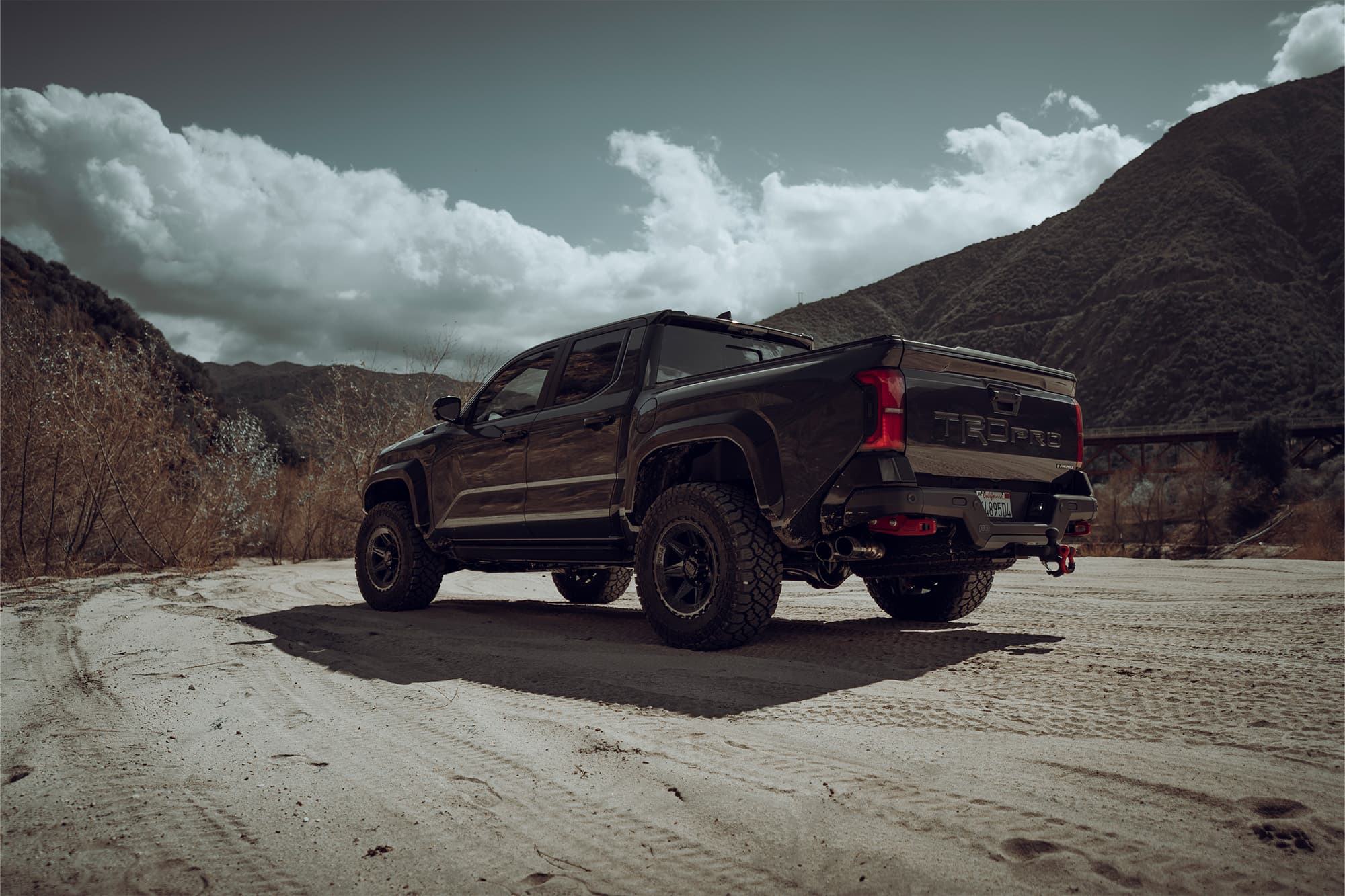 2024 Toyota Tacoma — lowering springs, detail view