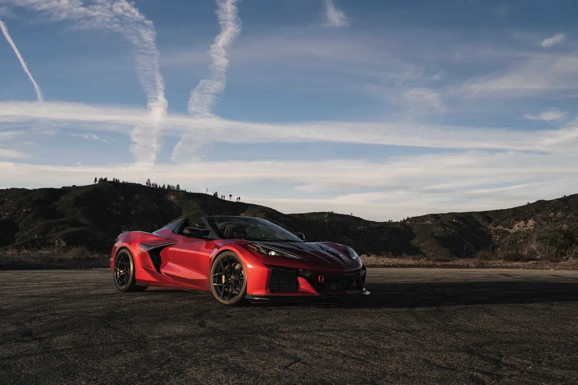 2025 Chevrolet Corvette Z06 — car suspension, side profile