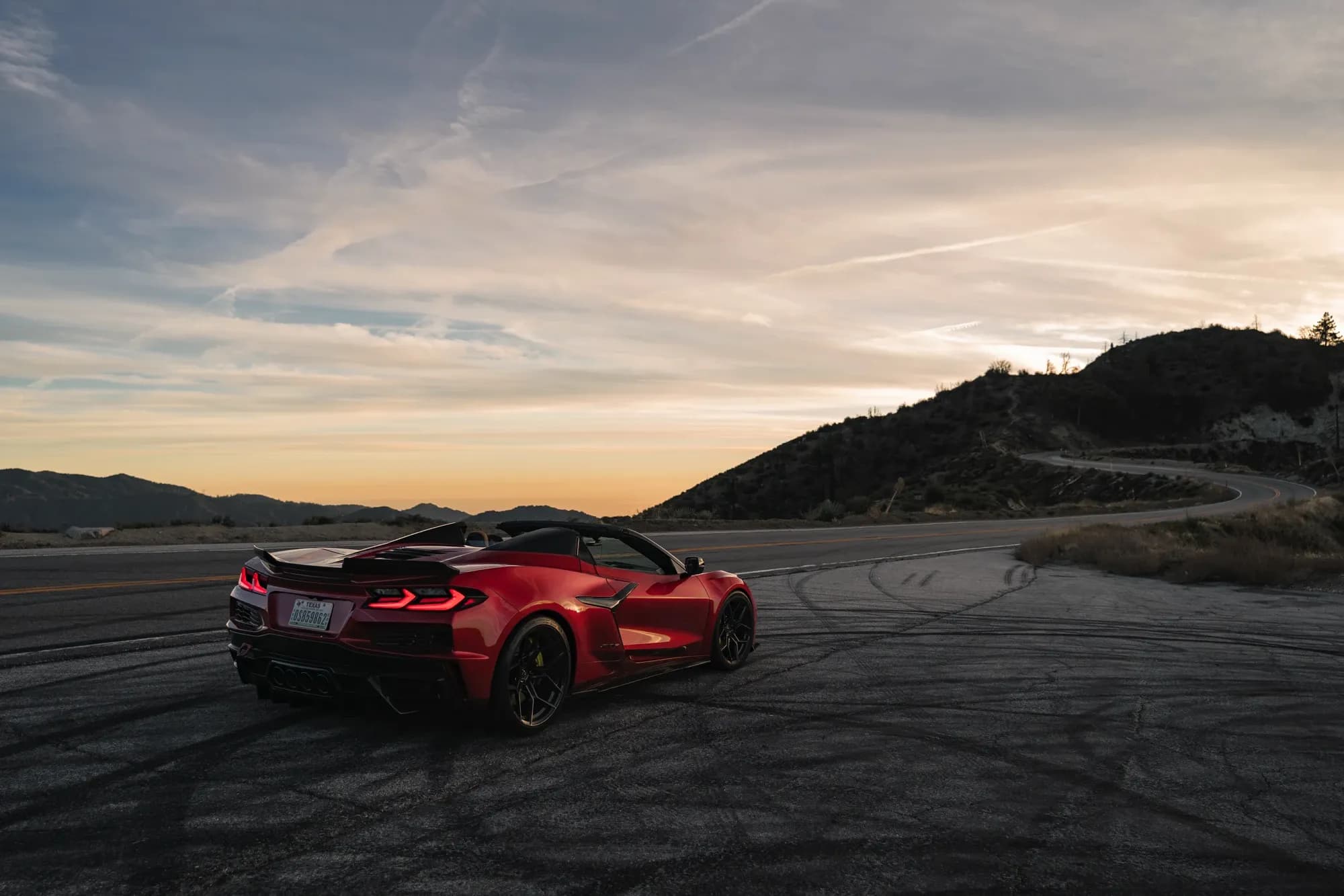 2025 Chevrolet Corvette Z06 — car suspension, rear view