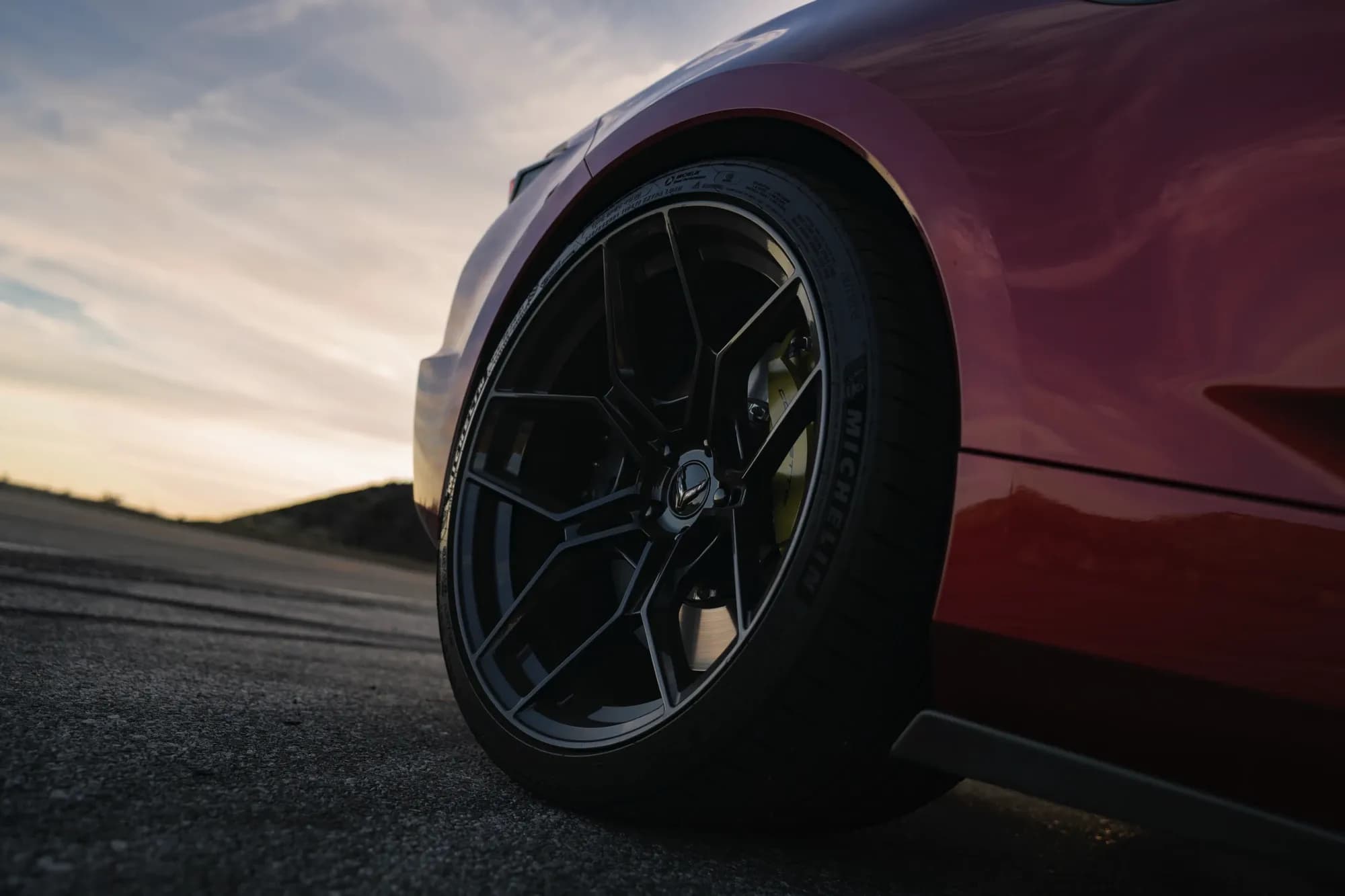 2025 Chevrolet Corvette Z06 — car suspension, detail view