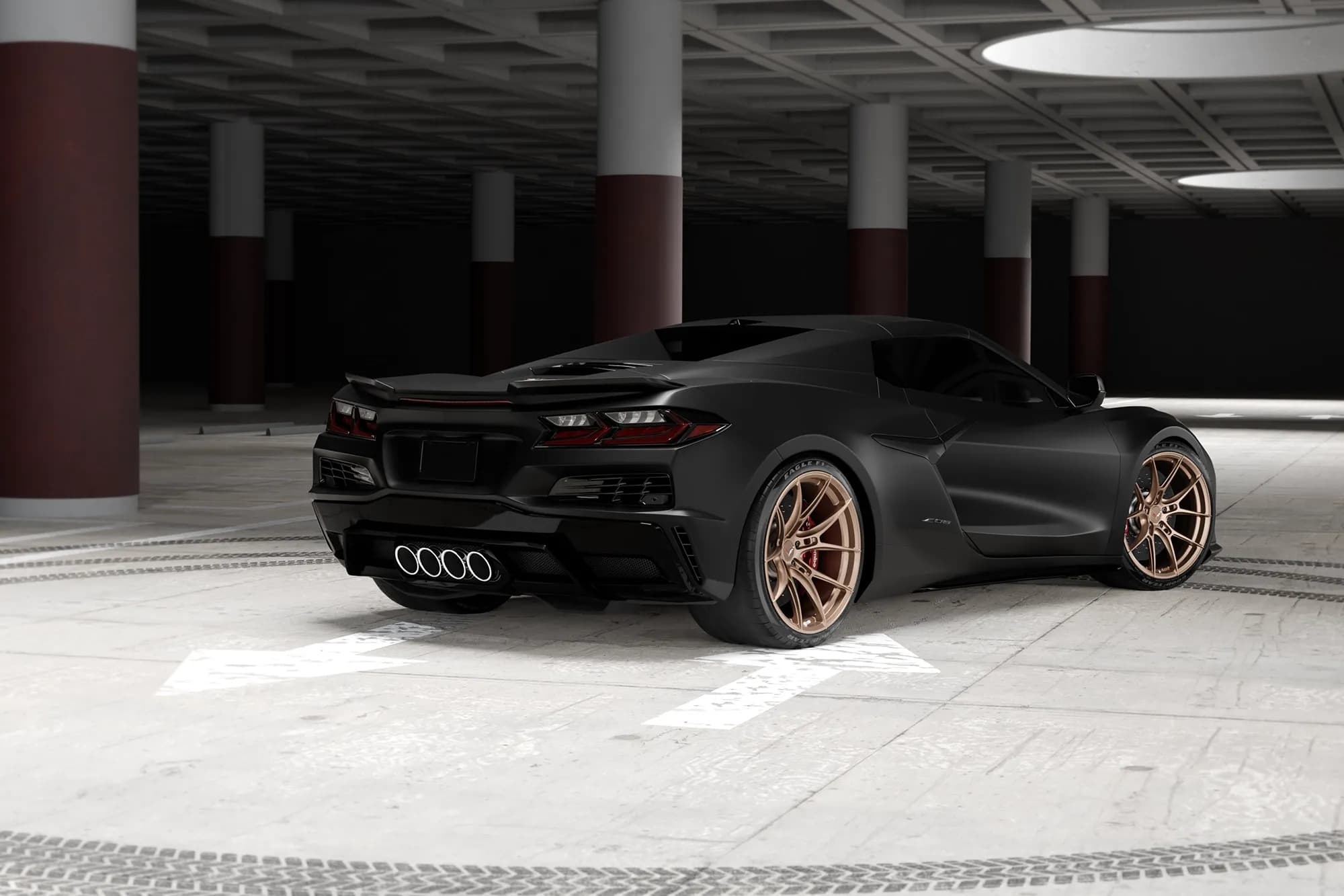 2025 Chevy Corvette C8 Z06 — wheels, interior