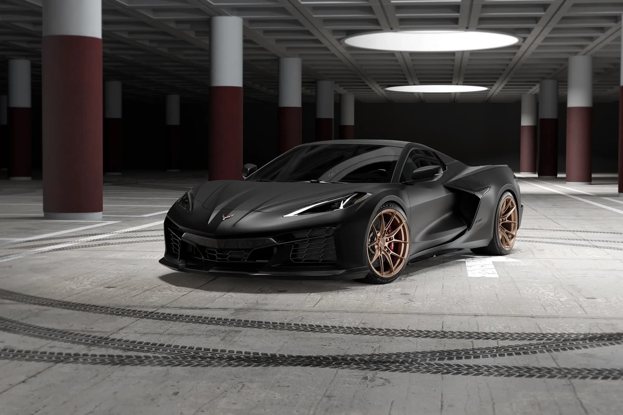 2025 Chevy Corvette C8 Z06 — wheels, detail view