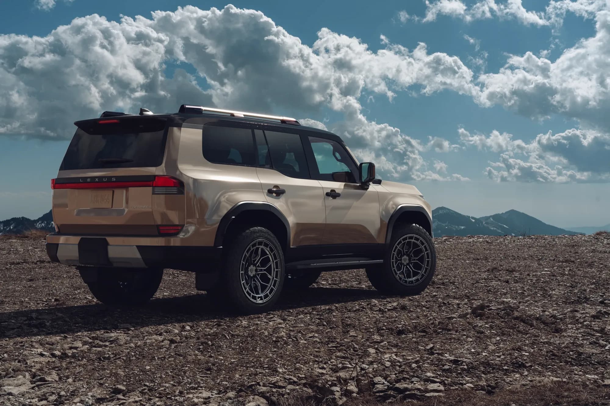 2025 Lexus GX550 — wheels, interior