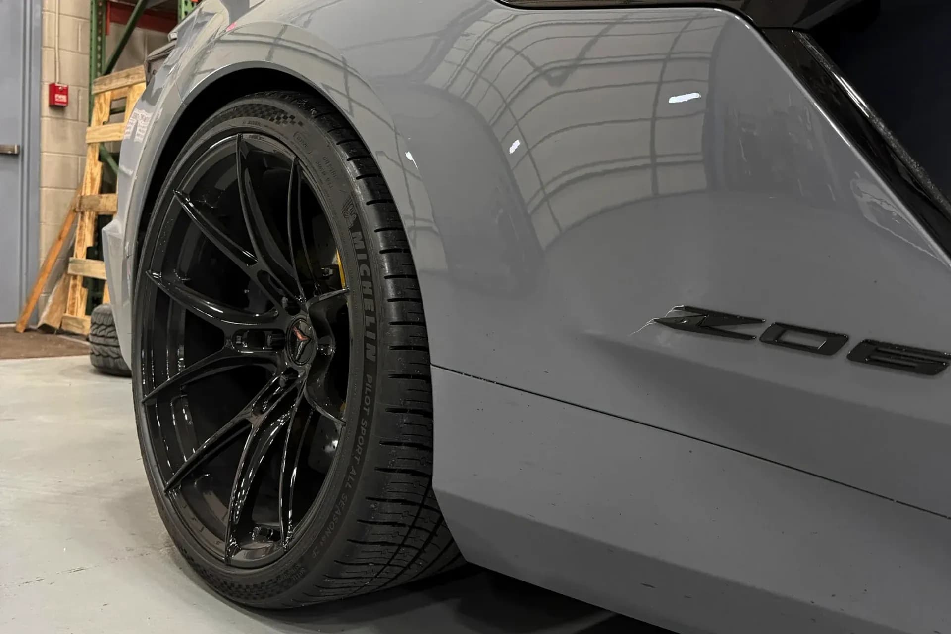 2026 Chevrolet Corvette Z06 — car suspension, side profile